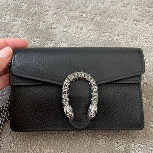 Gucci Dionysus leather super mini bag